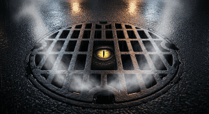 CAIMANES EN LAS ALCANTARILLAS