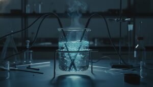 Recreación del experimento original de fusión fría de 1989, mostrando la generación de calor anómalo en una celda electrolítica simple.