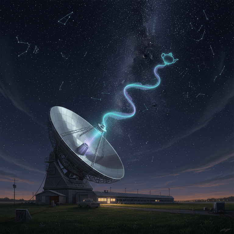 Radiotelescopio Big Ear en 1977