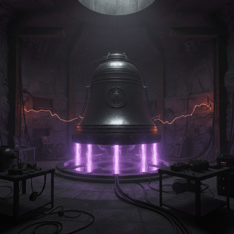 El artefacto Die Glocke en un búnker subterráneo nazi