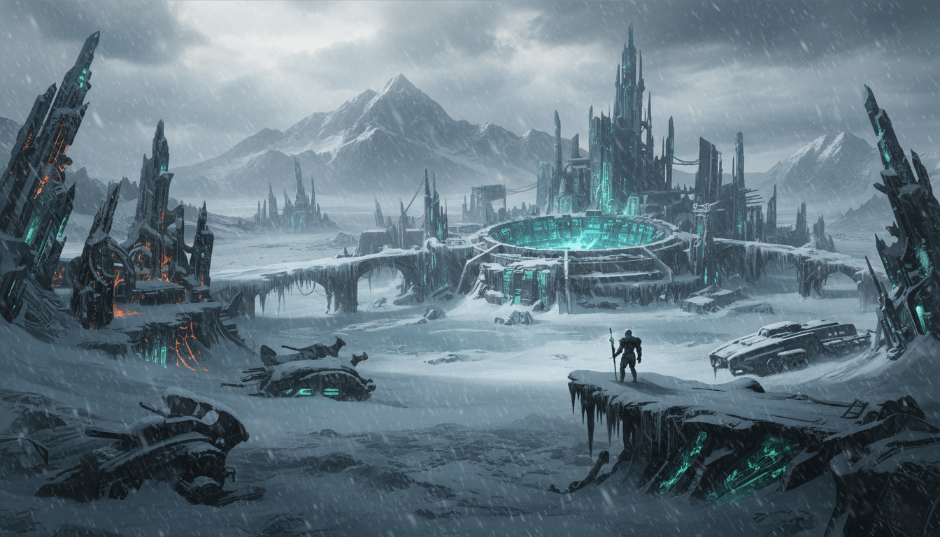 Representación del Fimbulwinter como invierno nuclear.