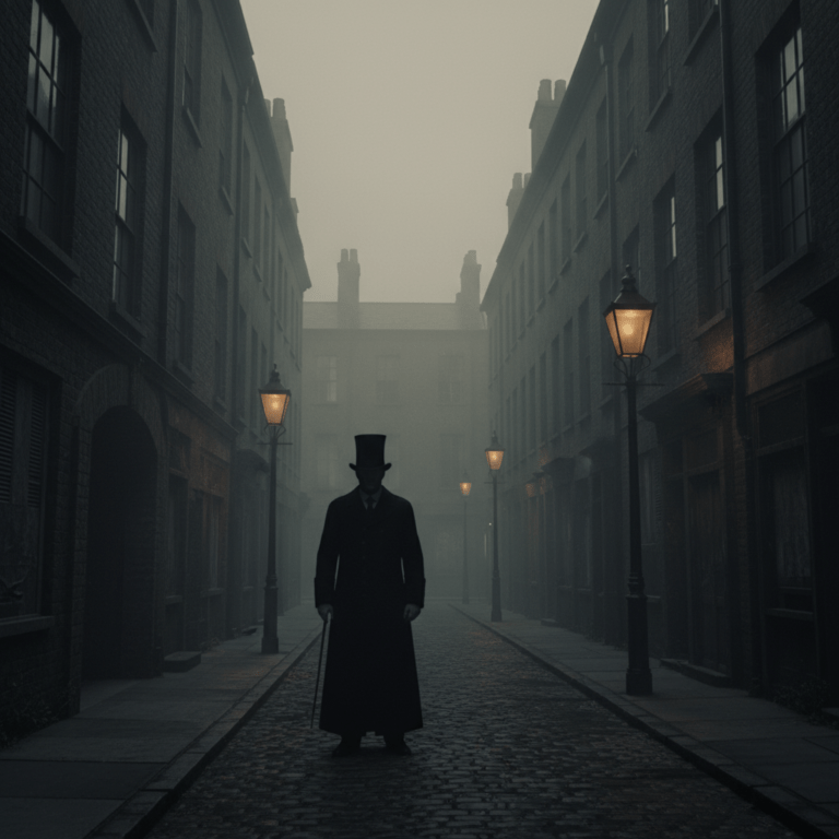 Callejón oscuro en Whitechapel 1888