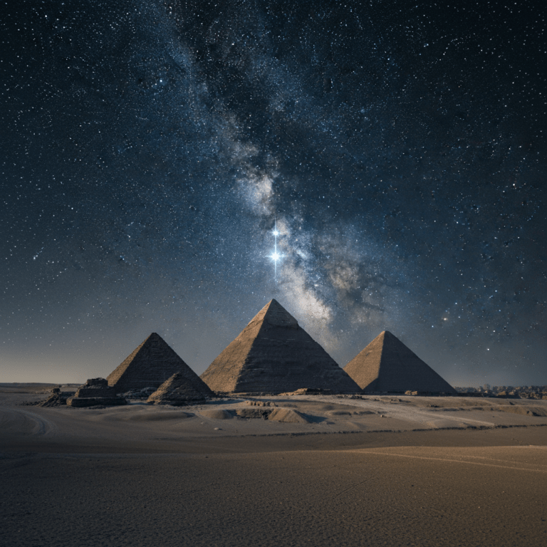 Pirámides de Giza alineadas con el cinturón de Orión