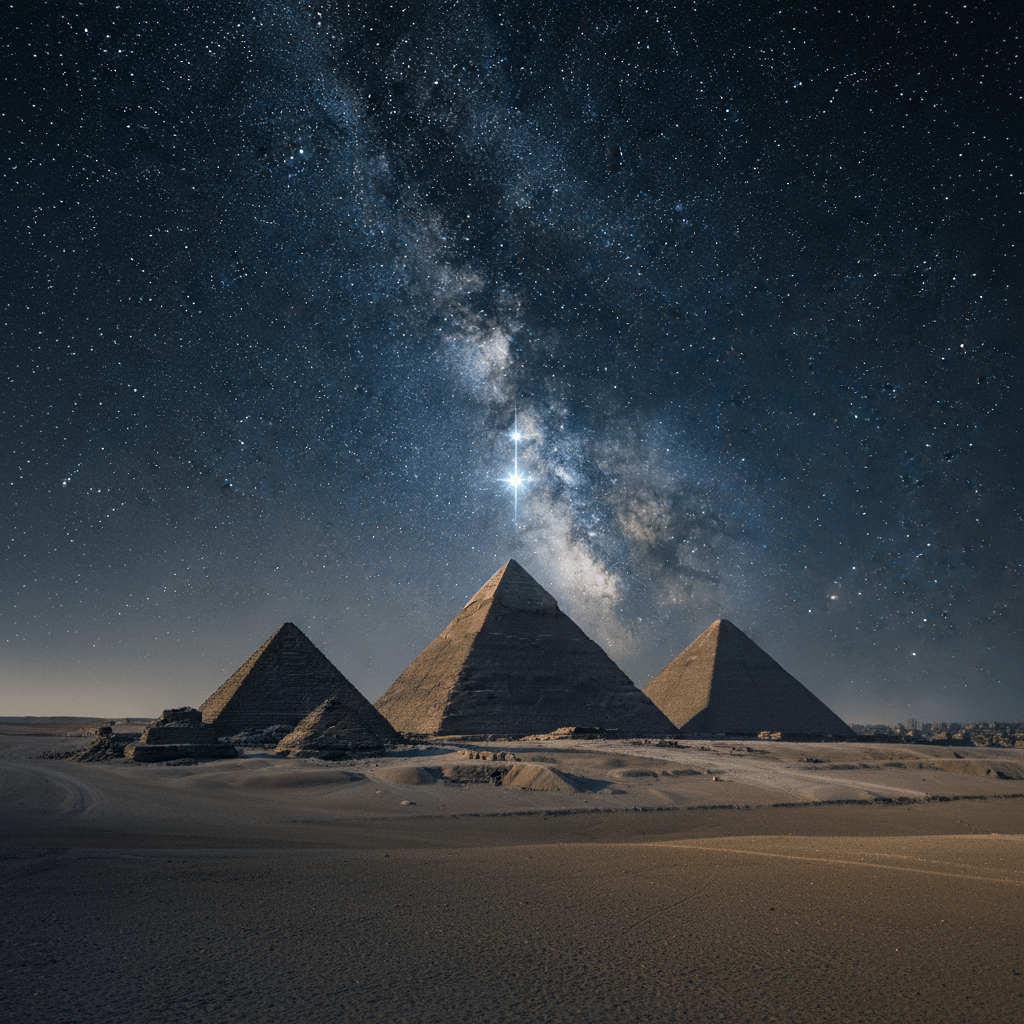 Pirámides de Giza alineadas con el cinturón de Orión