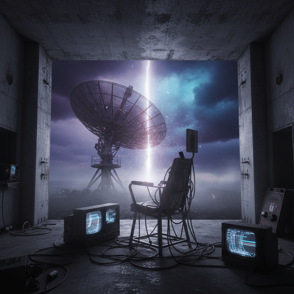 Antena de radar en Camp Hero y laboratorio subterráneo de experimentos psíquicos vinculados al Proyecto Montauk.