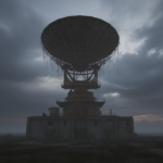 Antena de radar abandonada en Camp Hero Montauk relacionada con el Proyecto Montauk y experimentos de espacio-tiempo.