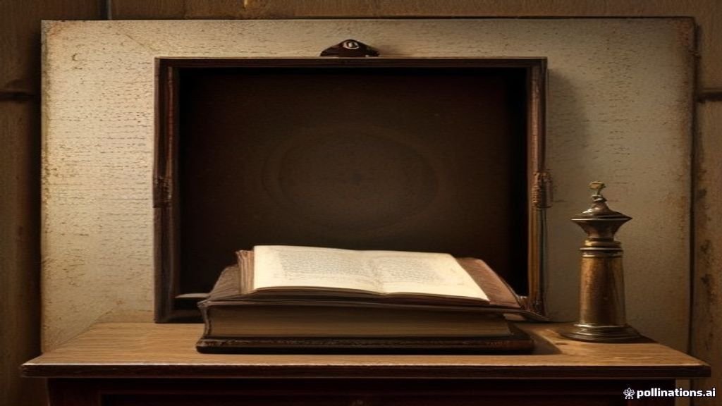 Libro antiguo abierto con símbolos astrológicos y escritura manuscrita, junto a una pluma, tintero y astrolabio sobre una mesa de madera.